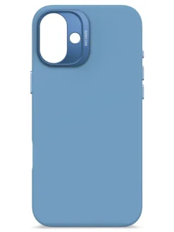 Decoded Silicone Case, Cover, Apple, iPhone 16 Plus, 17 cm (6.7"), Blau