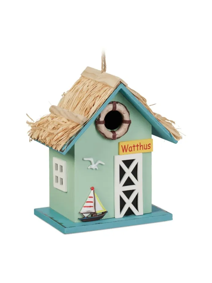 Deko Vogelhaus in Bunt - (B)19 x (H)24,5 x (T)13,5 cm