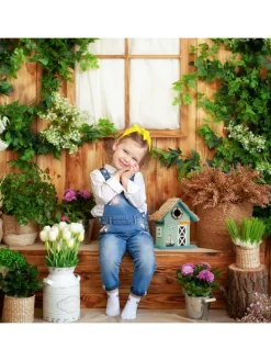 Deko Vogelhaus in Bunt - (B)19 x (H)24,5 x (T)13,5 cm