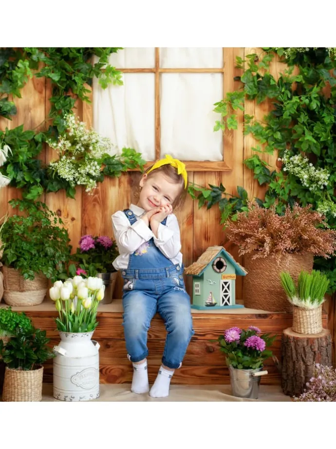 Deko Vogelhaus in Bunt - (B)19 x (H)24,5 x (T)13,5 cm