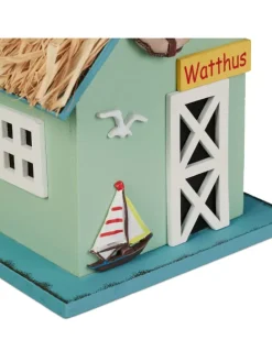 Deko Vogelhaus in Bunt - (B)19 x (H)24,5 x (T)13,5 cm