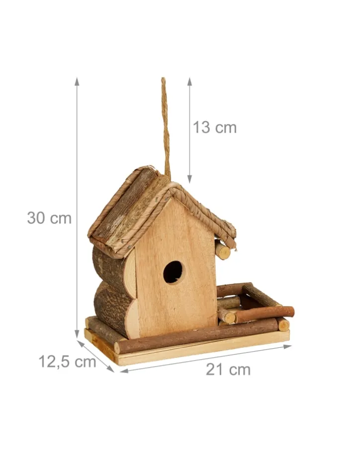 Deko Vogelhaus in Natur