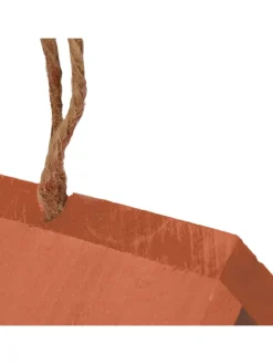 Deko Vogelhaus in Natur/ Orange