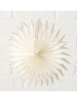 Dekoanhänger "Famina" in Weiß - (H)21 x Ø 20 cm