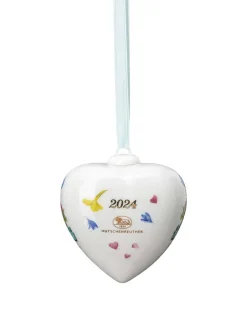 Dekoanhänger in Weiß/ Bunt - (L)6,5 cm