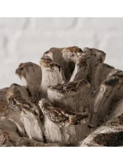 Dekoaufsteller "Modena" in Braun - (H)10,3 x Ø 11 cm