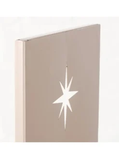 Dekoaufsteller "Waldan" in Hellgrau - (H)55 cm