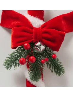 Dekoaufsteller "Zuckerstange" in Rot - (H)58 cm