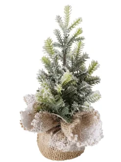 Dekobaum "Tanne" in Grün - (H)22 x Ø 12 cm