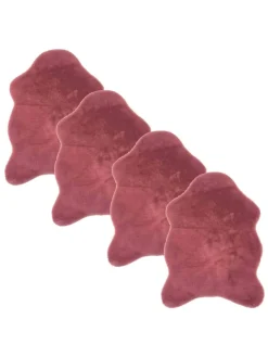 Dekofell ELDA 1 in Rot