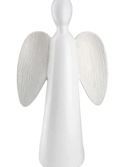 Dekofigur "Barbara" in Weiß - (B)13 x (H)24 x (T)7 cm