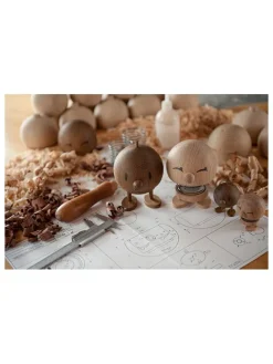 Dekofigur "Bimble L" in Natur - (B)10 x (H)14 x (T)10 cm