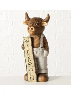 Dekofigur "Buffi" in Braun - (H)50,5 cm