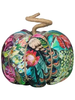 Dekofigur "Fleury Pumpkin" in Bunt - (H)23 x Ø 23 cm