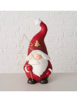 Dekofigur "Georg" in Rot/ Weiß - (H)40 cm