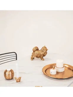 Dekofigur in Gold - (B)23 x (H)18 x (T)10 cm