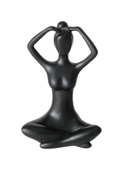 Dekofigur in schwarz