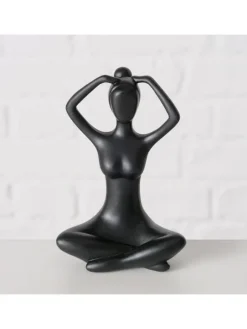 Dekofigur in schwarz