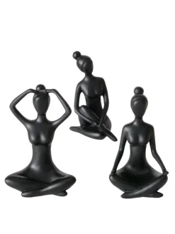 Dekofigur in schwarz