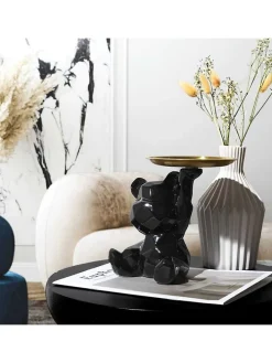 Dekofigur in Schwarz - (H)12 cm