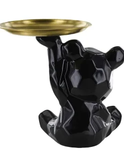 Dekofigur in Schwarz - (H)12 cm