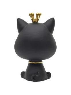 Dekofigur in Schwarz/ Gold - (H)25,5 cm