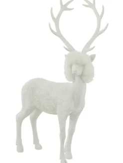 Dekofigur in Weiß - (B)29 x (H)45 x (T)15 cm