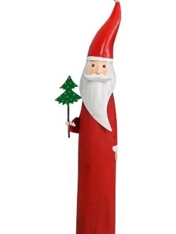 Dekofigur "Weihnachtsmann" in Rot - (H)47 cm