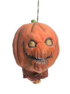 Dekohänger ''Pumpkin Head'' in Orange - (B)19 x (H)21 x (T)17 cm