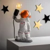 Dekoleuchte "Astronaut" in Weiß - (H)32
