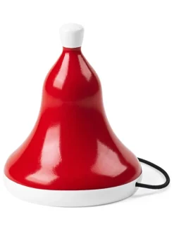 Dekoobjekt in Rot/ Weiß - (H)8 cm