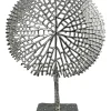 Dekoobjekt "Tree" in Silber - (B)36 x (H)53 cm