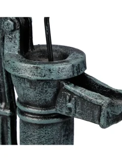 Deko-Pumpe in Graugrün