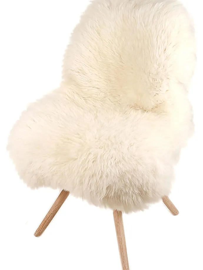 Dekorationslammfell in Creme