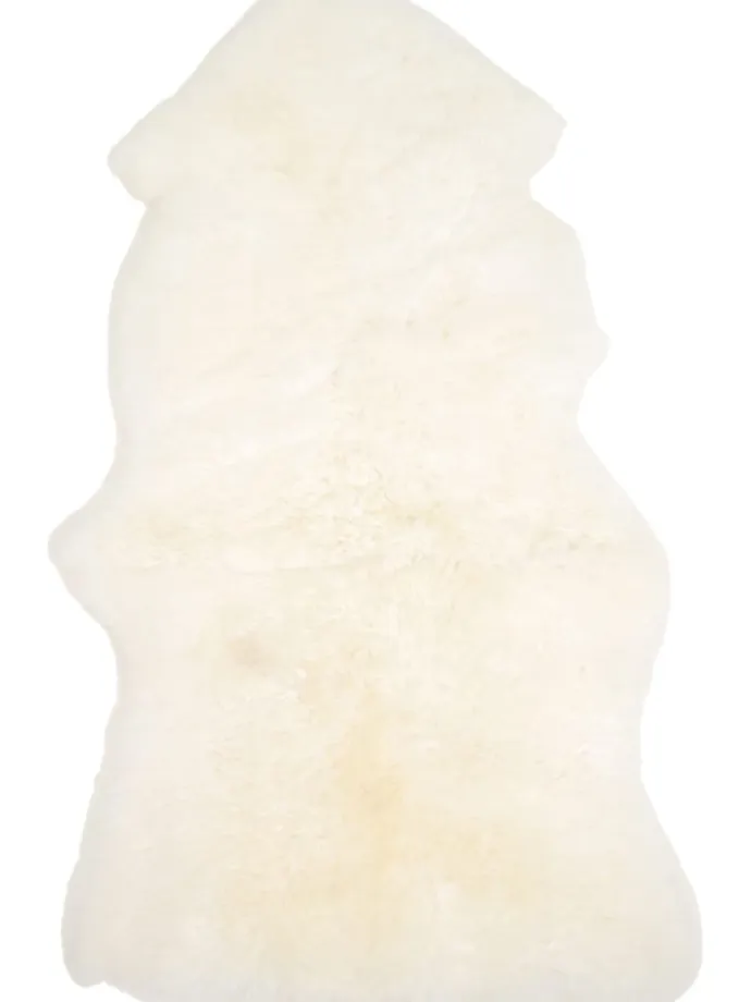 Dekorationslammfell in Weiß