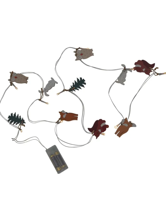Dekorative Lichterkette mit Tiermotiven 'Forest Friends', Batterie, Ho