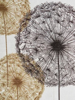 Dekoschal in Creme/ Braun