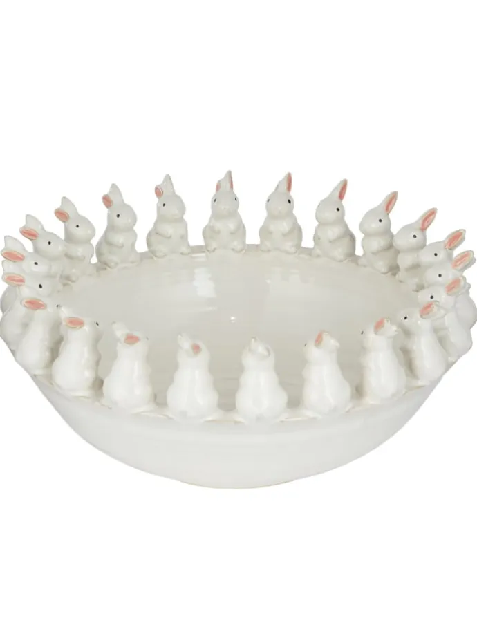 Deko-Schale CIRCLE OF FRIENDS in Weiß