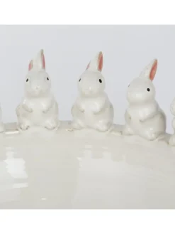 Deko-Schale CIRCLE OF FRIENDS in Weiß