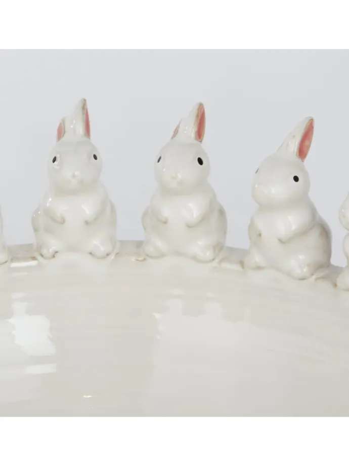 Deko-Schale CIRCLE OF FRIENDS in Weiß