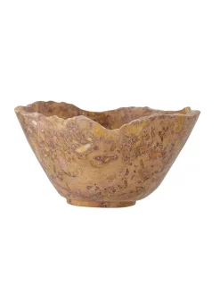 Dekoschale "Florin" in Hellbraun - (H)14 x Ø 28 cm