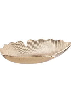 Dekoschale GOLDEN NATURE Ginkoblatt in Gold