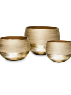 Deko-Schale Hoop - Deluxe in Gold | Champagner