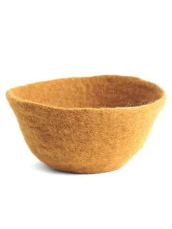 Dekoschale in Gelb - (H)9 x Ø 15 cm