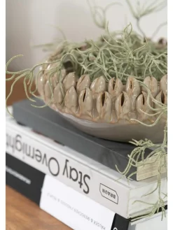 Dekoschale in Grau - (H)10 x Ø 36,5 cm