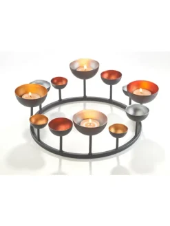 Dekoschale KerzenHUGO24 in Rot