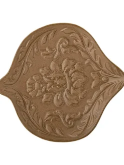 Dekoschale "Lizz" in Hellbraun - (L)18 cm