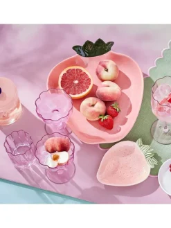 Deko-Schale STRAWBERRY 4er-Set in Pink