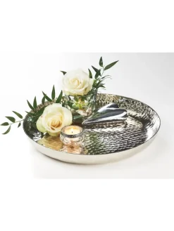 Dekoschale XMASTRAY34 in Silber