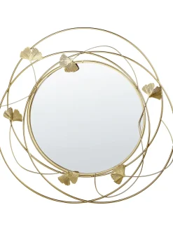 Dekospiegel ANGLET in Gold - (W) 46 x (H) 49 x (L) 2 cm